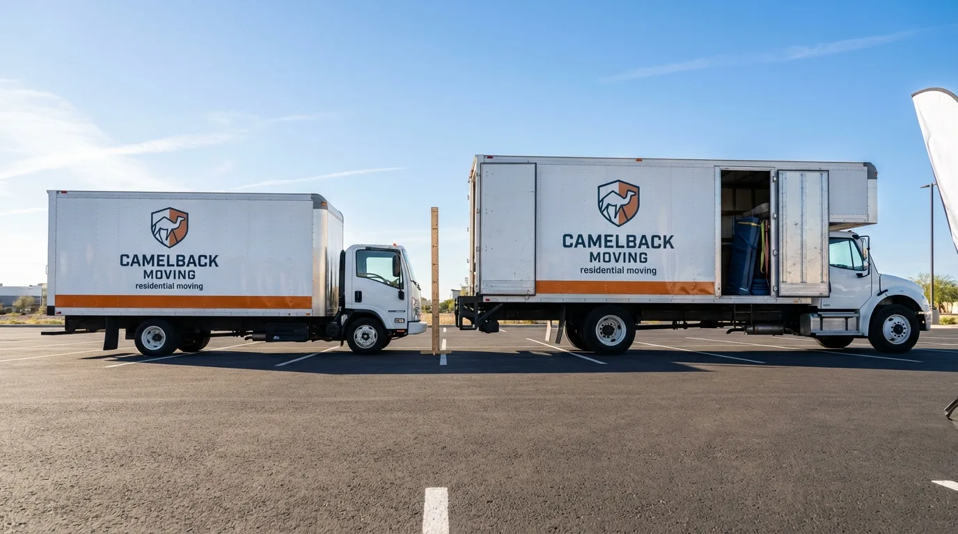 Moving truck size capacity guide in Brownville